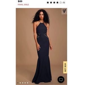 Mermaid Lace Maxi Dress